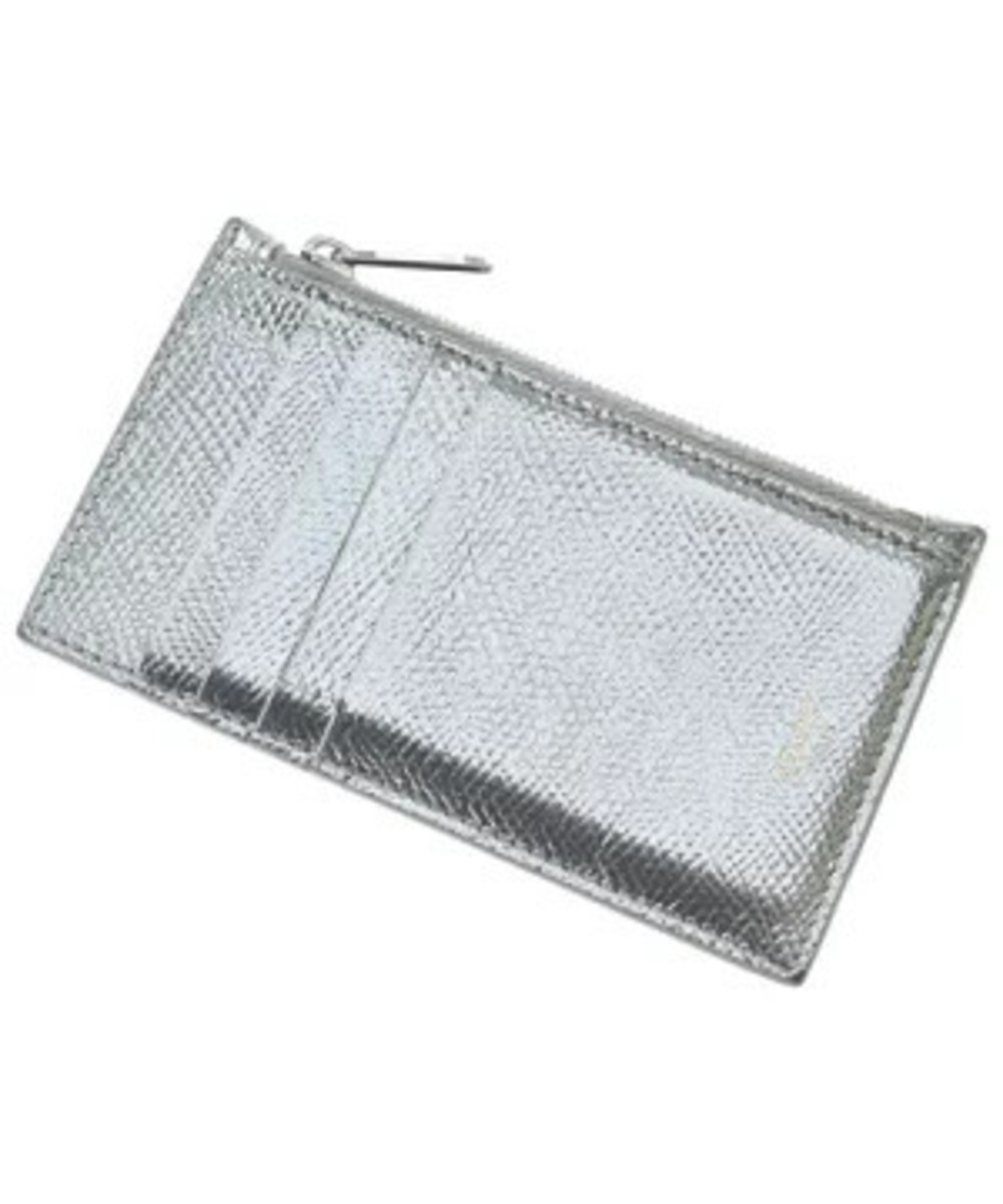 Celine Wallet coin case Wallet Silver